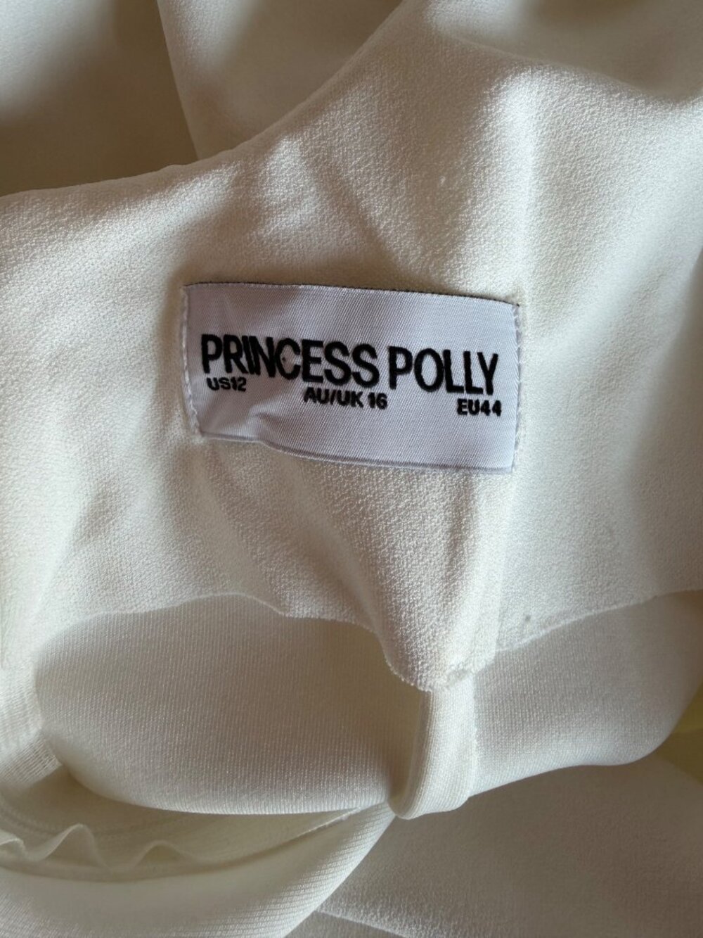 Princess Polly White Long Sleeve Mini Dress - Picture 5 of 5